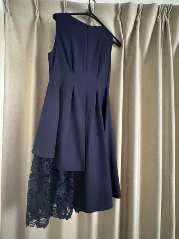 네이비 레이스 파티 드레스 브라이덜
