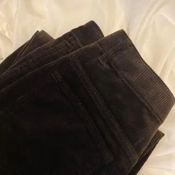 유니클로 코듀로이 커브 팬츠 브라운 S 사이즈