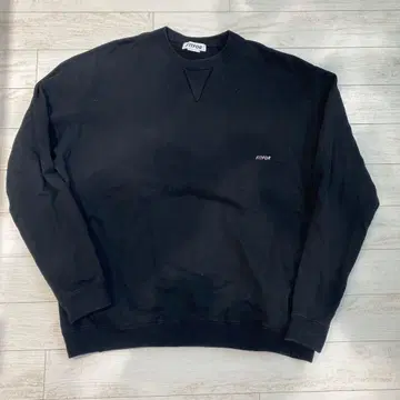 블랙 맨투맨 L 사이즈