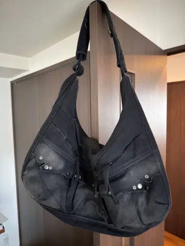 Professor.E 파라슈트 백 워시드 블랙