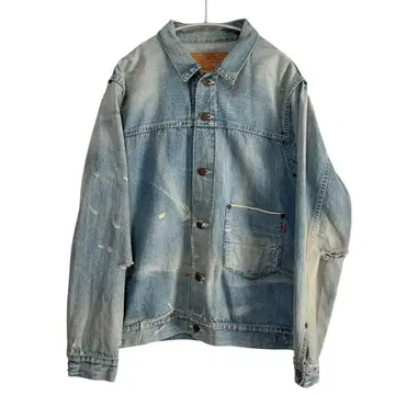 N-525 15년 리미티드 아나크로놈 데미지 가공 데님 자켓 2