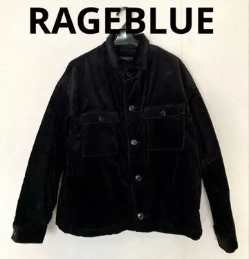 RAGEBLUE 코듀로이 블랙 자켓 M 사이즈