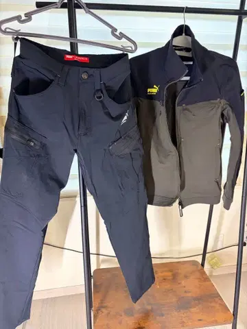 PUMA 작업복 상하의