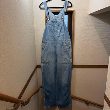 리 라이트 블루 오버롤