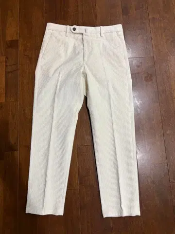 SOVEREIGN BERWICH 코듀로이 슬랙스 팬츠 화이트