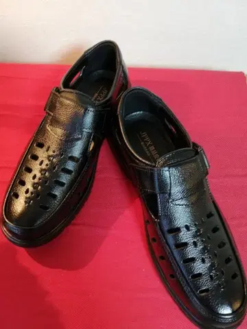 새상품 JPPX 시스루 비즈니스 슈즈 드라이빙 슈즈 블랙 38 24cm