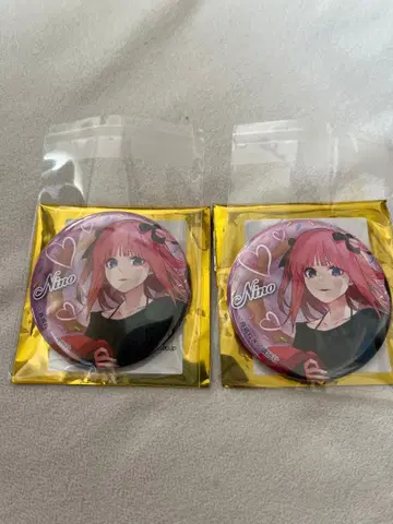 5등분의 신부 나카노 니노 캔뱃지 2개 GOTO AKIBA