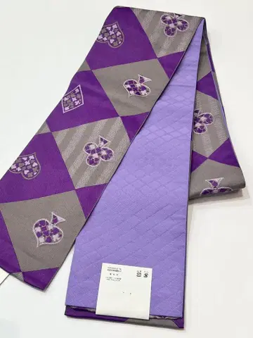 반폭 오비 소쿠로 오비 리버서블 양면 4미터 롱