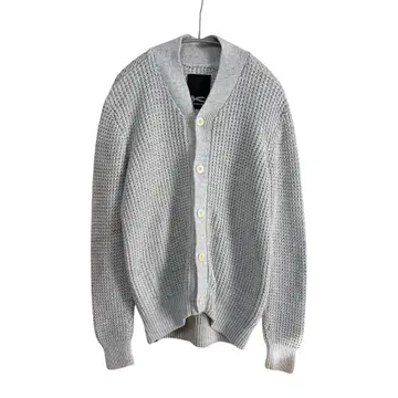 N-526 DENHAM 덴함 새상품급 니트 가디건 그레이 S