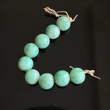 뿌리 묶는 헤어콤 비녀 구슬 지름 11mm 9개 중고