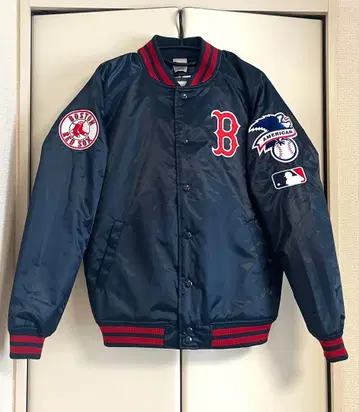 Fanatics 레드삭스 바시티 자켓 충전솜 새틴 자켓 MLB