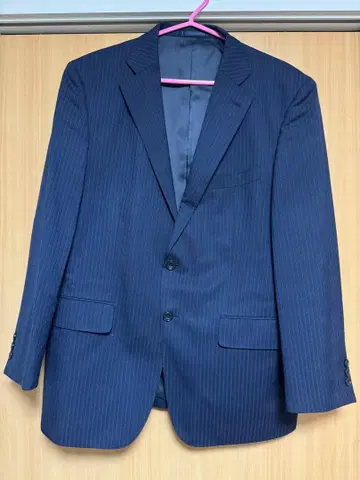 RAGLUX 다크 네이비 싱글 수트 스트라이프 다크 네이비 BB5