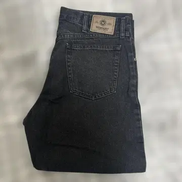 90s Wrangler 블랙 와이드 데님 36 X 30