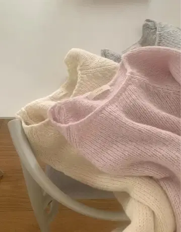 [ liter ] hearty alpaca knit 아이보리