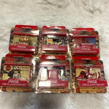 코카콜라 120주년 메모리얼 피규어 컬렉션 6개 세트 산타