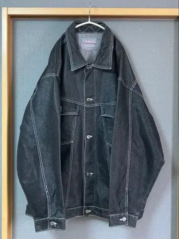 L.A.GATE 데님 자켓 샤이니 오버 사이즈