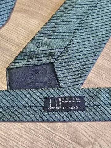 dunhill 순 실크 스트라이프 넥타이