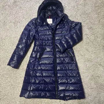 MONCLER 네이비 롱 다운 자켓