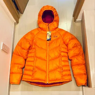 MOUNTAIN HARD WEAR 후드 부착 다운 자켓 오렌지