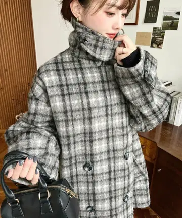 moment + 페이크 울 코트