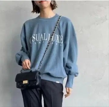 Americana 맨투맨 블루그린