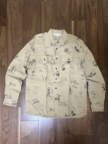 H&M 올 패턴 워크 셔츠