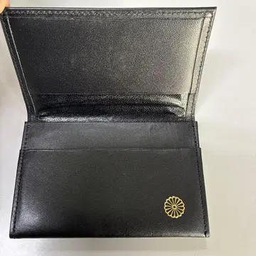 황궁 한정품 국화 문양 명함지갑 블랙 컬러 블랙 황궁