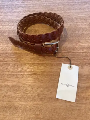 ARTS & CRAFTS 브라운 웨빙 벨트