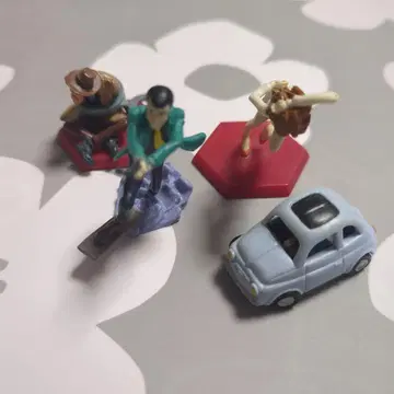 루팡 3세 피규어 코카콜라 덤 루팡 일당 4체 세트