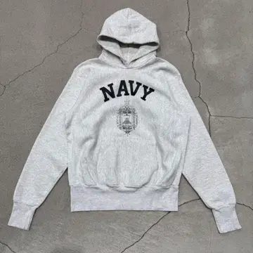U.S.NAVY 리버스 위브 후드티 M
