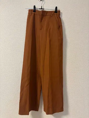 컷 트윌 센터 프레스 컬러 슬랙스