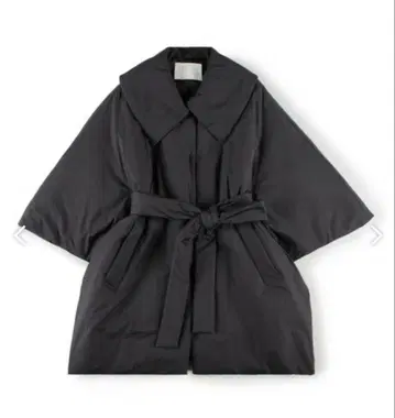 tomorrowland Ballsey 패디드 트윌 벨티드 판초