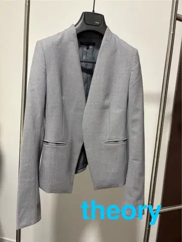 theory 노카라 자켓 그레이 사이즈 0