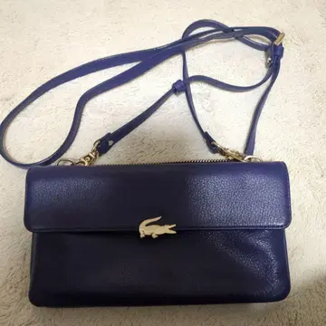 LACOSTE 파우치 지갑 블루