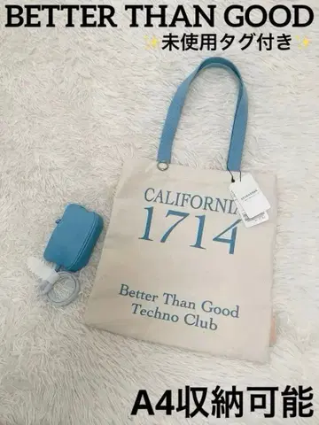 BETTER THAN GOOD 베터 댄 굿 토트백 파우치 블루