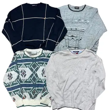 US 구제 의류 니트 스웨터 4개 묶음 판매 NT09