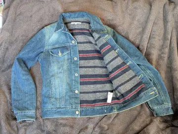relume 데님 자켓 담요 울 겨울 상품 S 사이즈