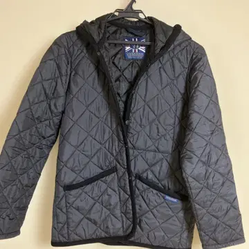 LAVENHAM 블랙 퀼팅 자켓 36