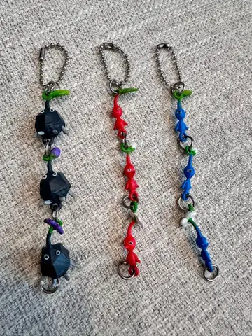 피크민 가챠가챠 이어지는 마스코트