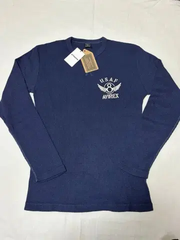 새상품/AVIREX 아비렉스 USAF 와플 서멀 긴팔T셔츠