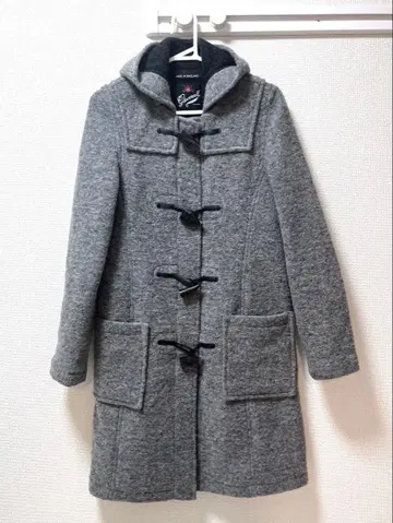 Gloverall 그레이 더플 코트