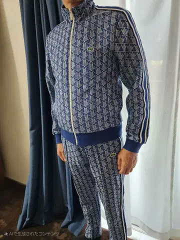 기간 한정 SALE!! LACOSTE 트랙 자켓 셋업 M