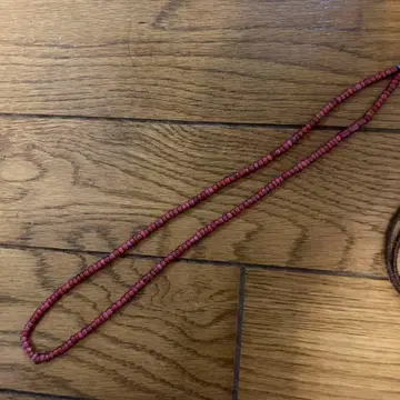 화이트하츠 앤티크 비즈 금빨간색