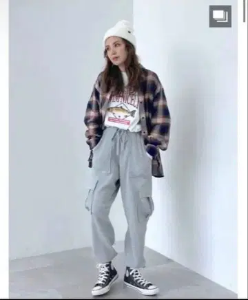 니코앤드 와플 카고 팬츠 L