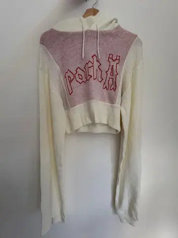 PARK A 후드 부착 크롭 트레이닝복