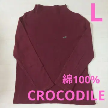 CROCODILE L 사이즈 상의, 시스루 패턴