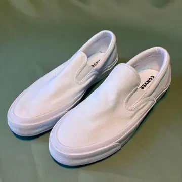 CONVERSE ONE STAR 슬립온 화이트 힐스타