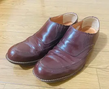 드라이 본즈 가죽 신발 슬립온