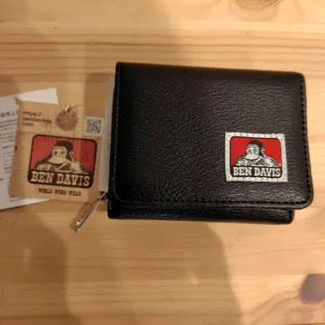 새상품 BEN DAVIS 3단 폴더형 지갑 블랙