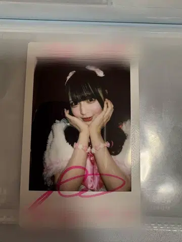 댓글 포함 사인 폴라로이드 나란 노도카